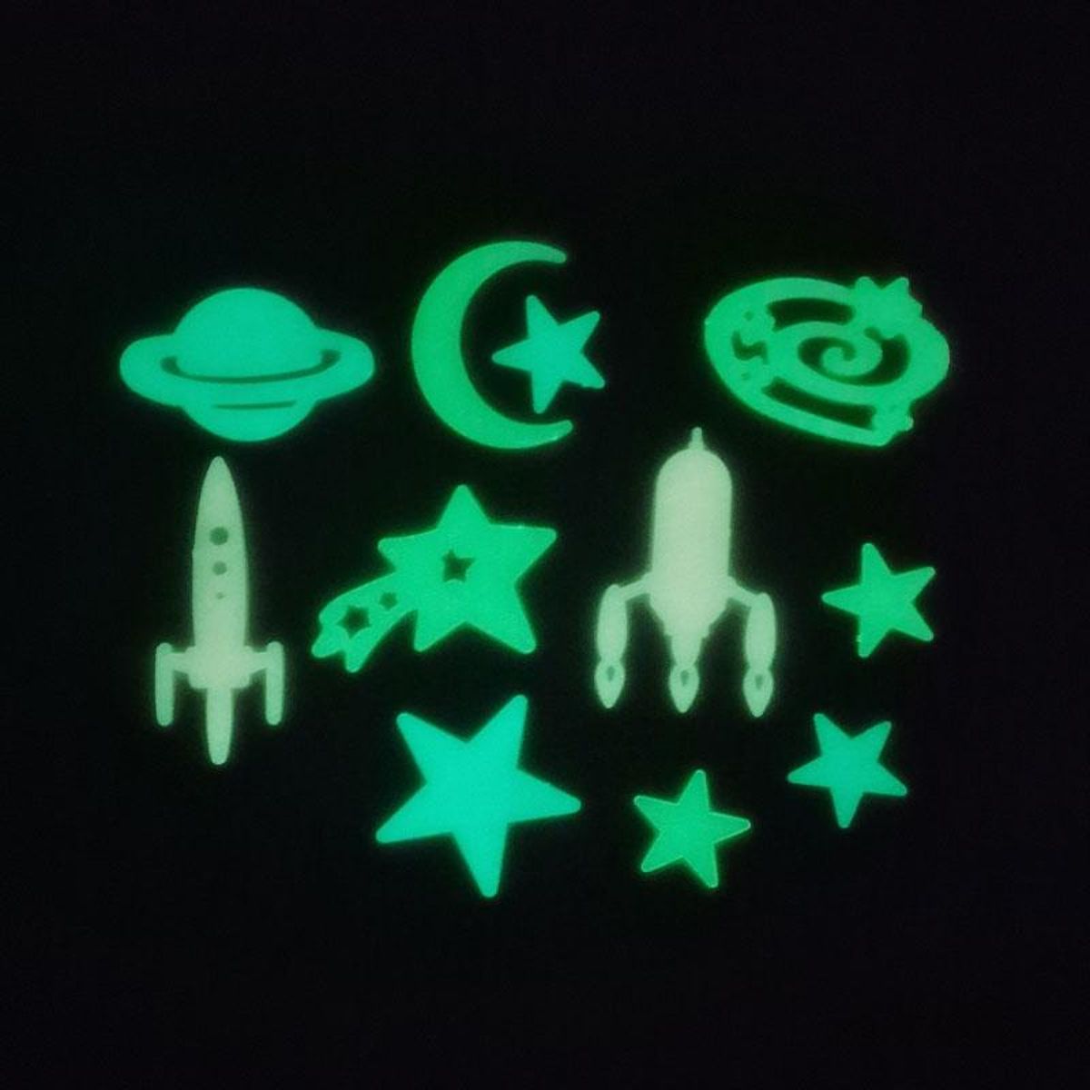 Trendhaus Space Adventure Wandsticker Glow in the Dark – 34-teilig - Bild 4