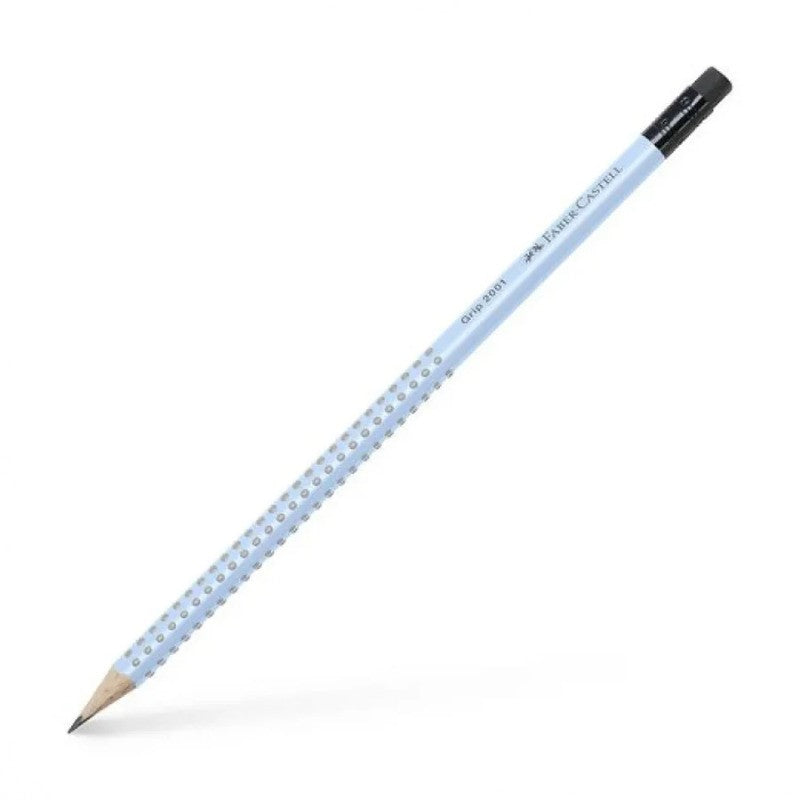 FABER-CASTELL Bleistift sky blue mit Radierer - Bild 1