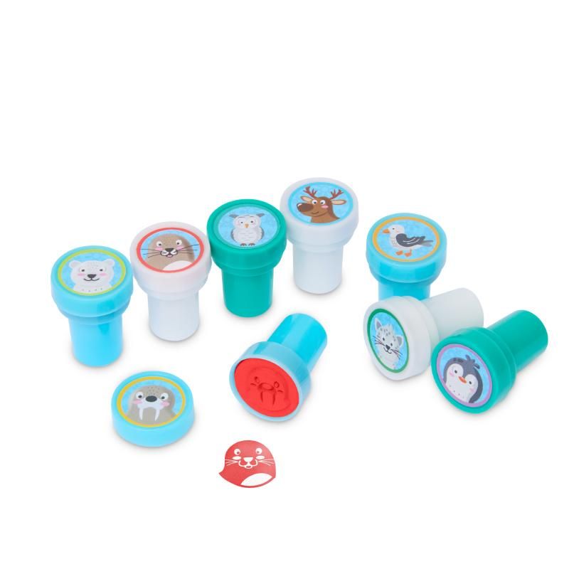 Stempel Wintertiere selbstfärbend - Bild 2