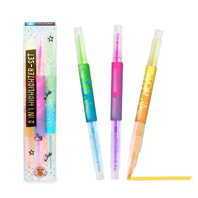2 in 1 Highlighter 3er-Set - Bild 1