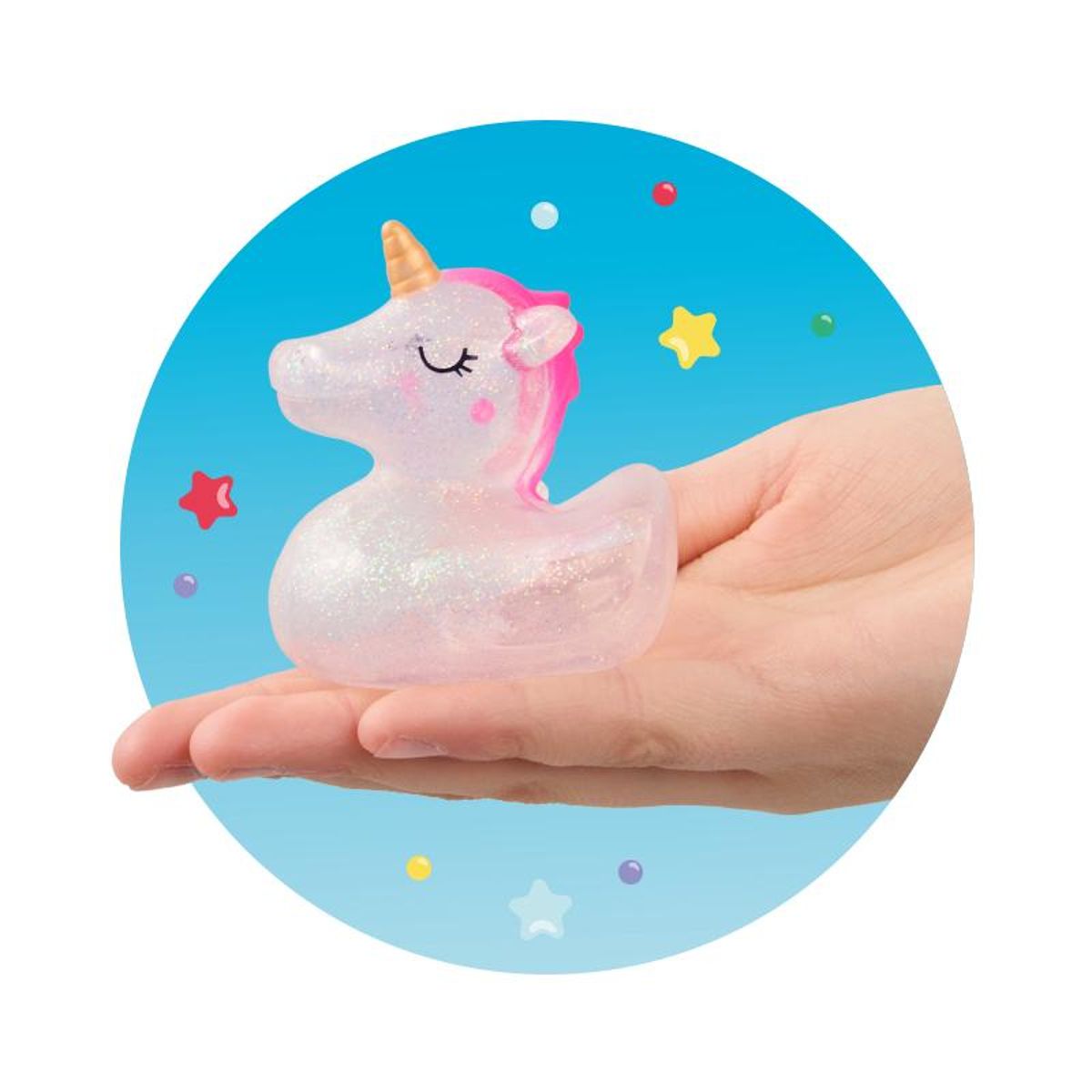 Rainbow Power : Glitzer - Badeente Einhorn - Bild 3