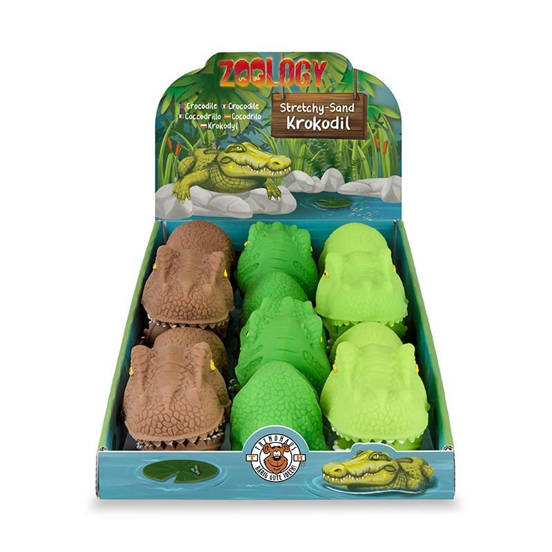 Stretchy Sand Krokodil 19cm - Bild 1