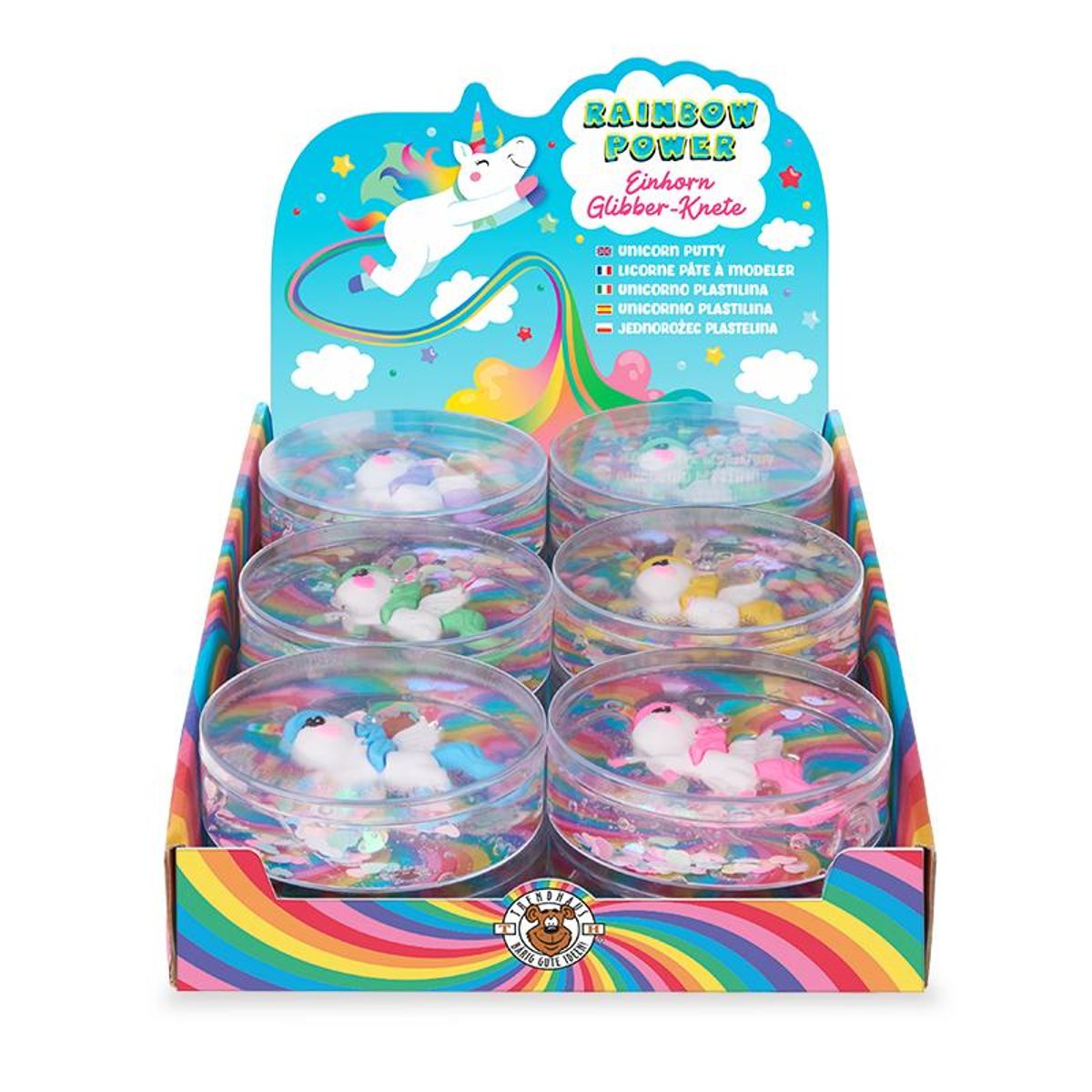 Rainbow Power Einhorn - Glibber - Knete 92g - Bild 3