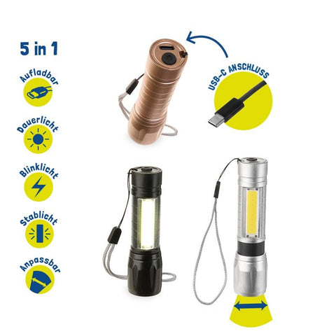 LED-Taschenlampe aufladbar