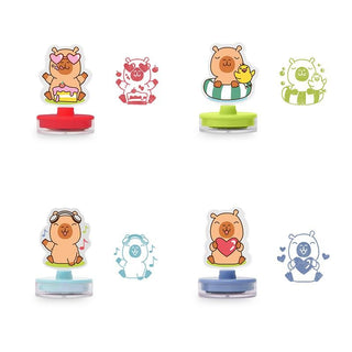 Acryl-Stempel Capybara selbstfärbend