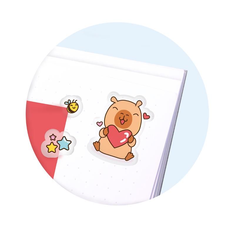 Sticker-Set 26-teilig Capybara - Bild 2