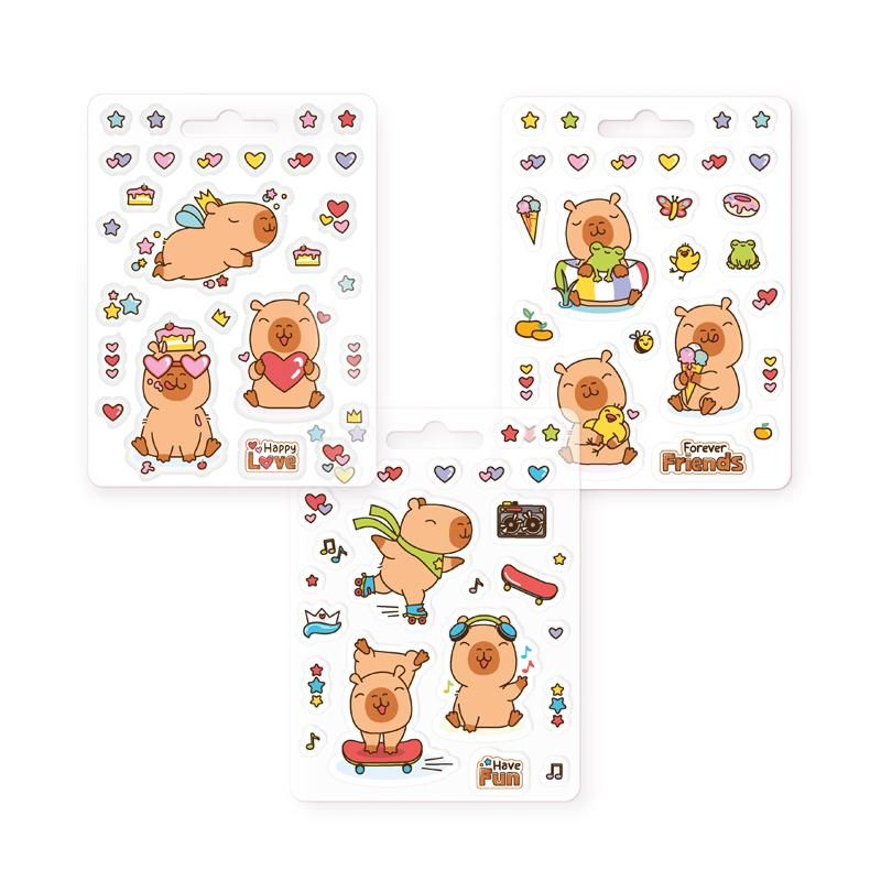 Sticker-Set 26-teilig Capybara - Bild 3