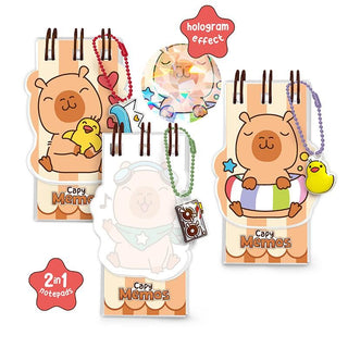 Mini-Blöckchen 2-in-1 Capybara