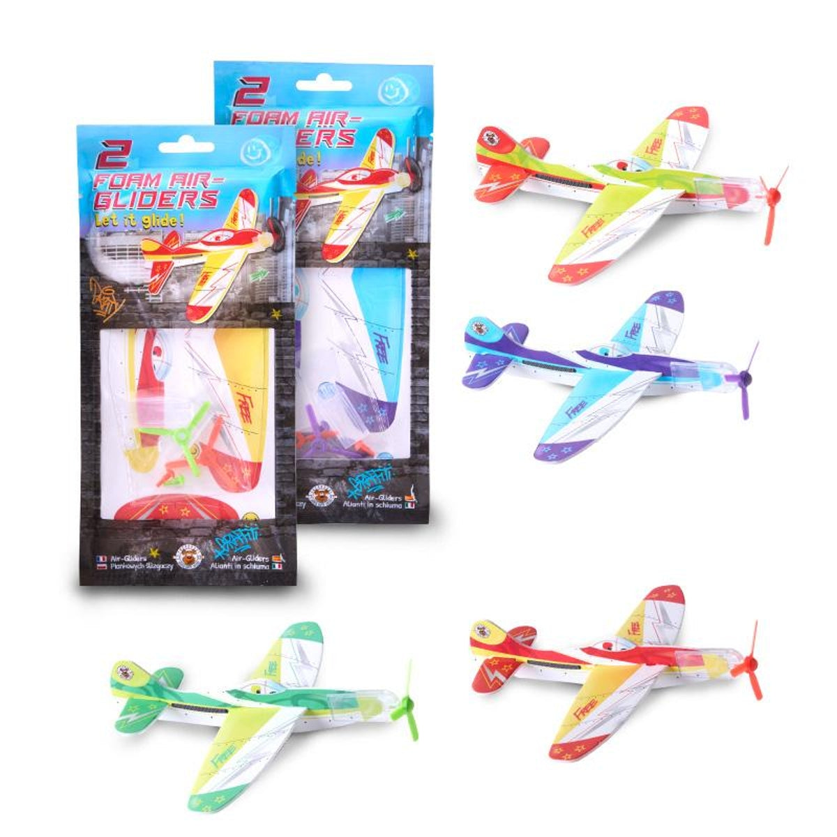 Speed Foam Gleiter Flugset ( 2 Flugzeuge ) - Bild 1