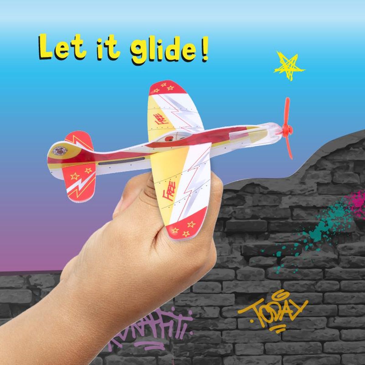 Speed Foam Gleiter Flugset ( 2 Flugzeuge ) - Bild 2