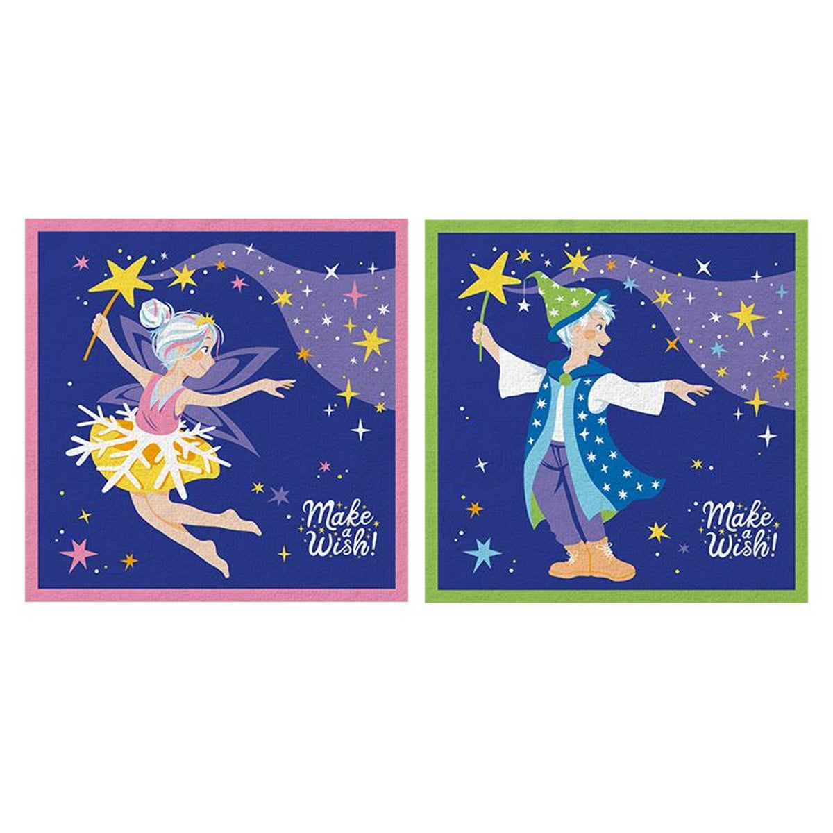 Make a Wish Magic Towel Zauberhandtuch 30 × 30 cm, 2-fach - Bild 2