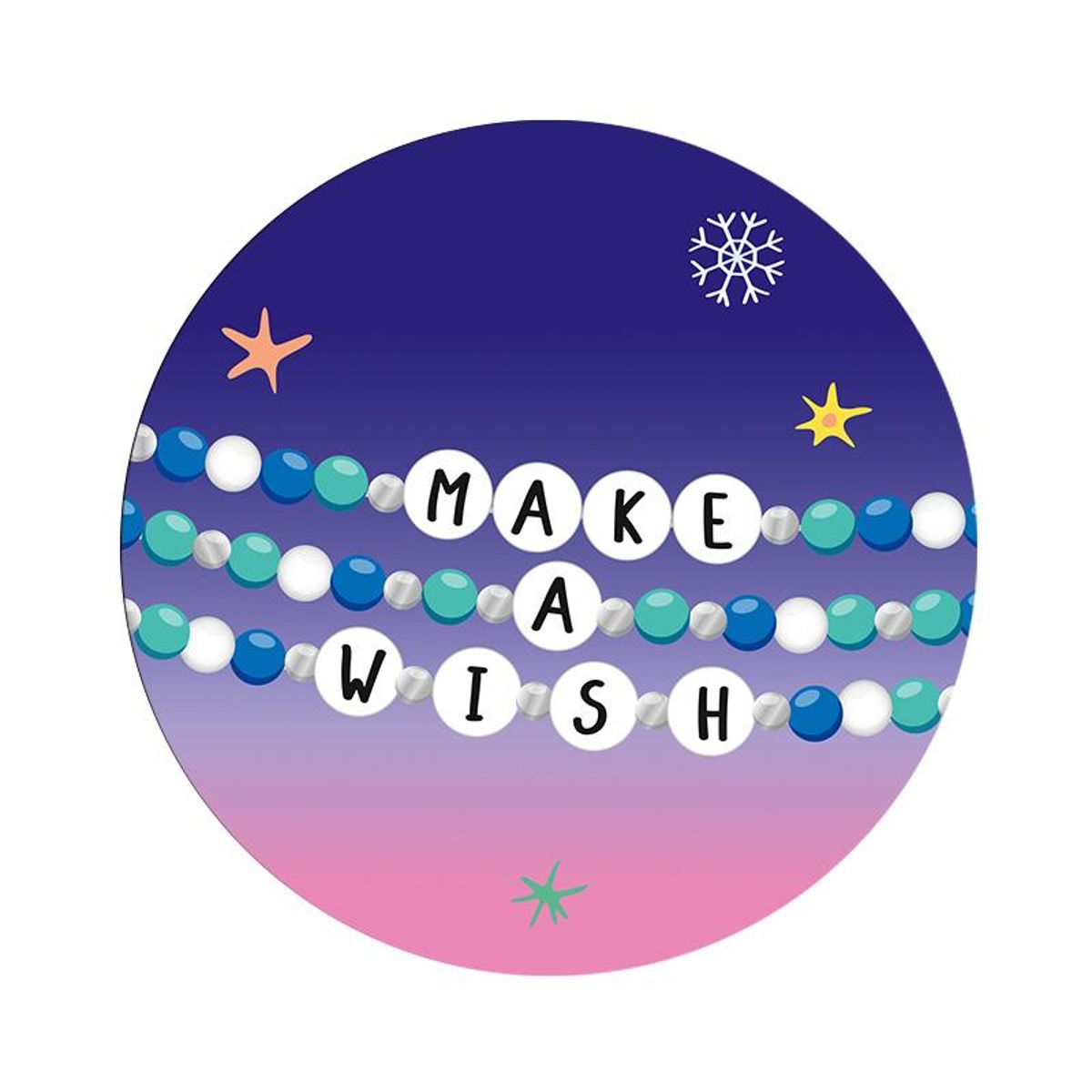 Make a Wish Message-Armband - Bild 2