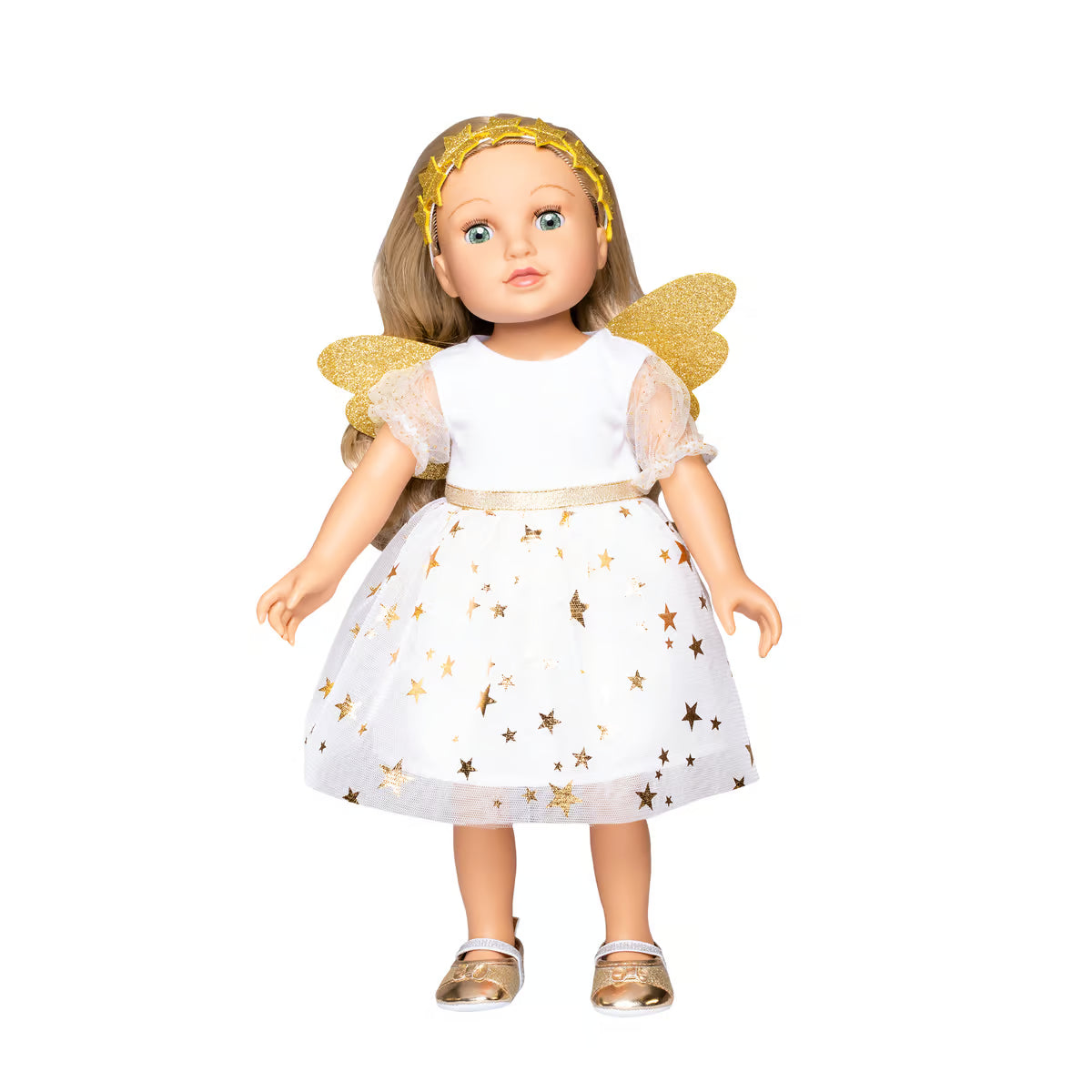 Heless Puppen Kleid Schutzengel Sterne 35 - 45cm - Bild 4