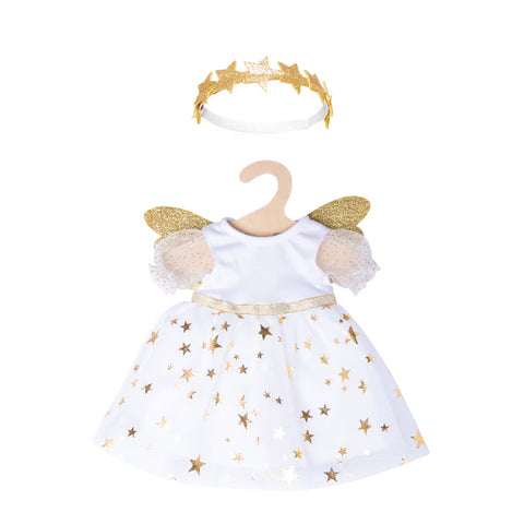 Heless Puppen Kleid Schutzengel Sterne 35 - 45cm
