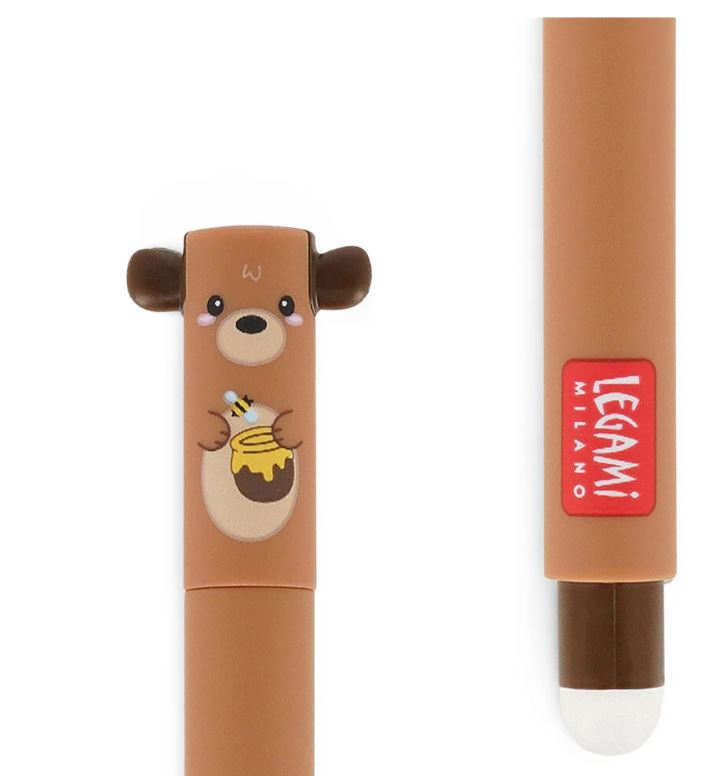 Legami Erasable Gel Pen Teddy Bear rot - Bild 2