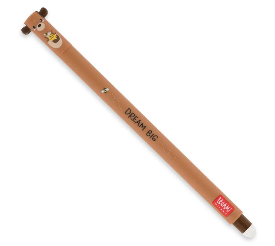 Legami Erasable Gel Pen Teddy Bear rot - Bild 1