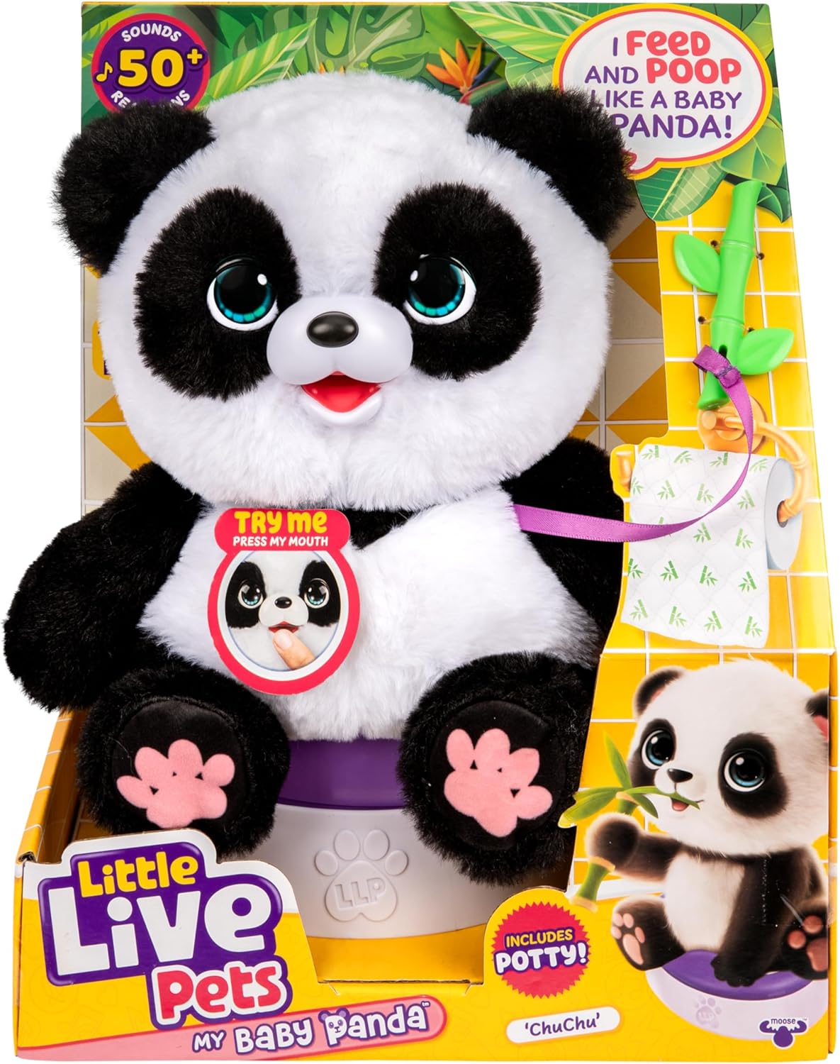 Little Live Pets My interaktives Baby Chuchu Panda - Bild 1