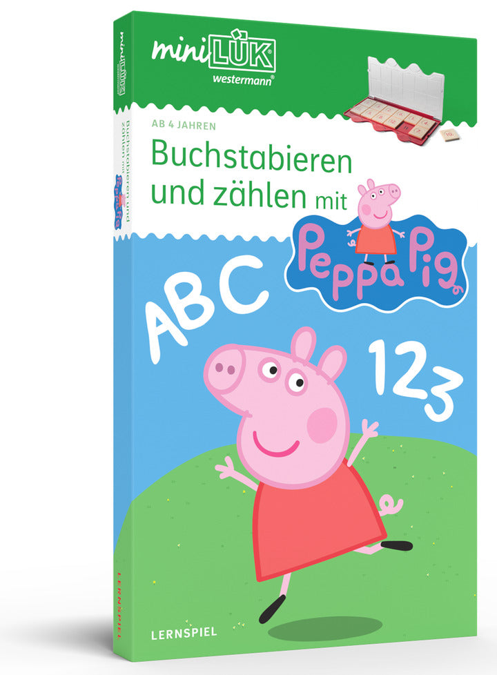miniLÜK-Set Buchstabieren und zählen mit Peppa Pig - Bild 1