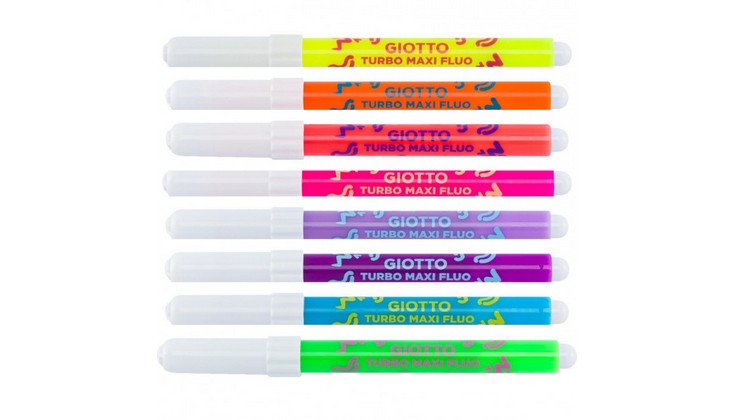 Giotto Turbo  Maxi Fluo Neon 8er - Bild 2