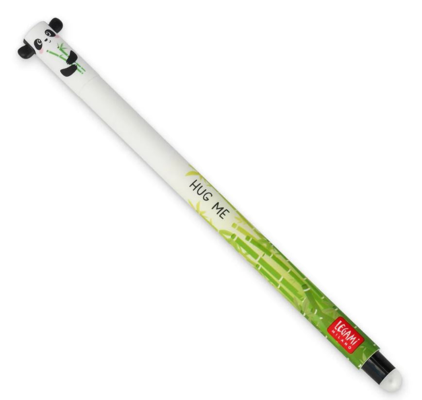 Legami Erasable Gel Pen Panda schwarz - Bild 1