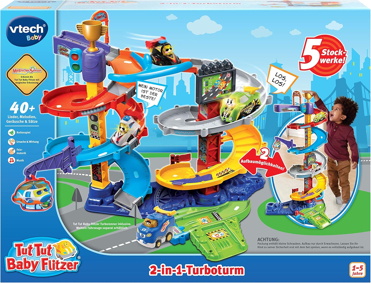 VTech Tut Tut Baby Flitzer 2in1 Turboturm - Bild 4