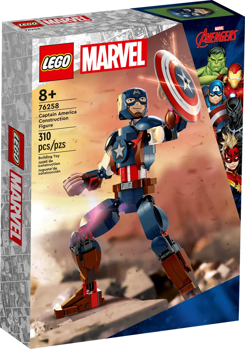LEGO Marvel Captain America Baufigur 76258 - Bild 1