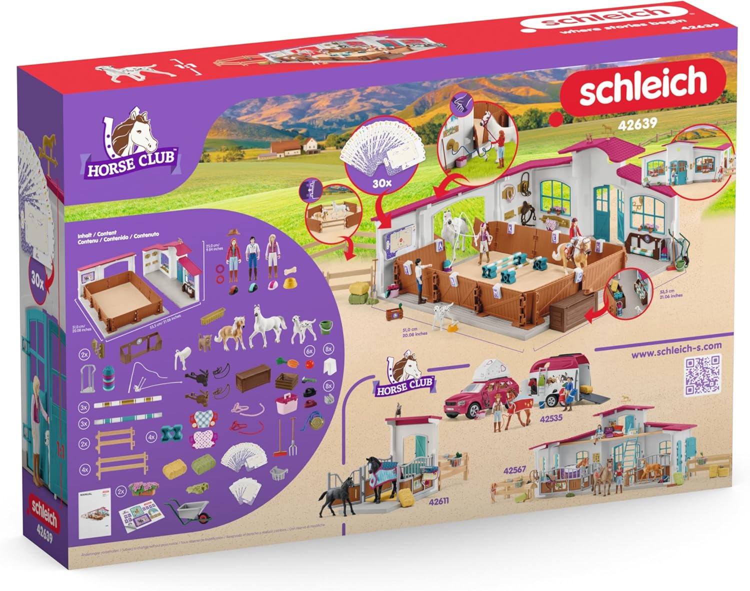 SCHLEICH Horse Club 42639 Reithalle Peppertree - Bild 9