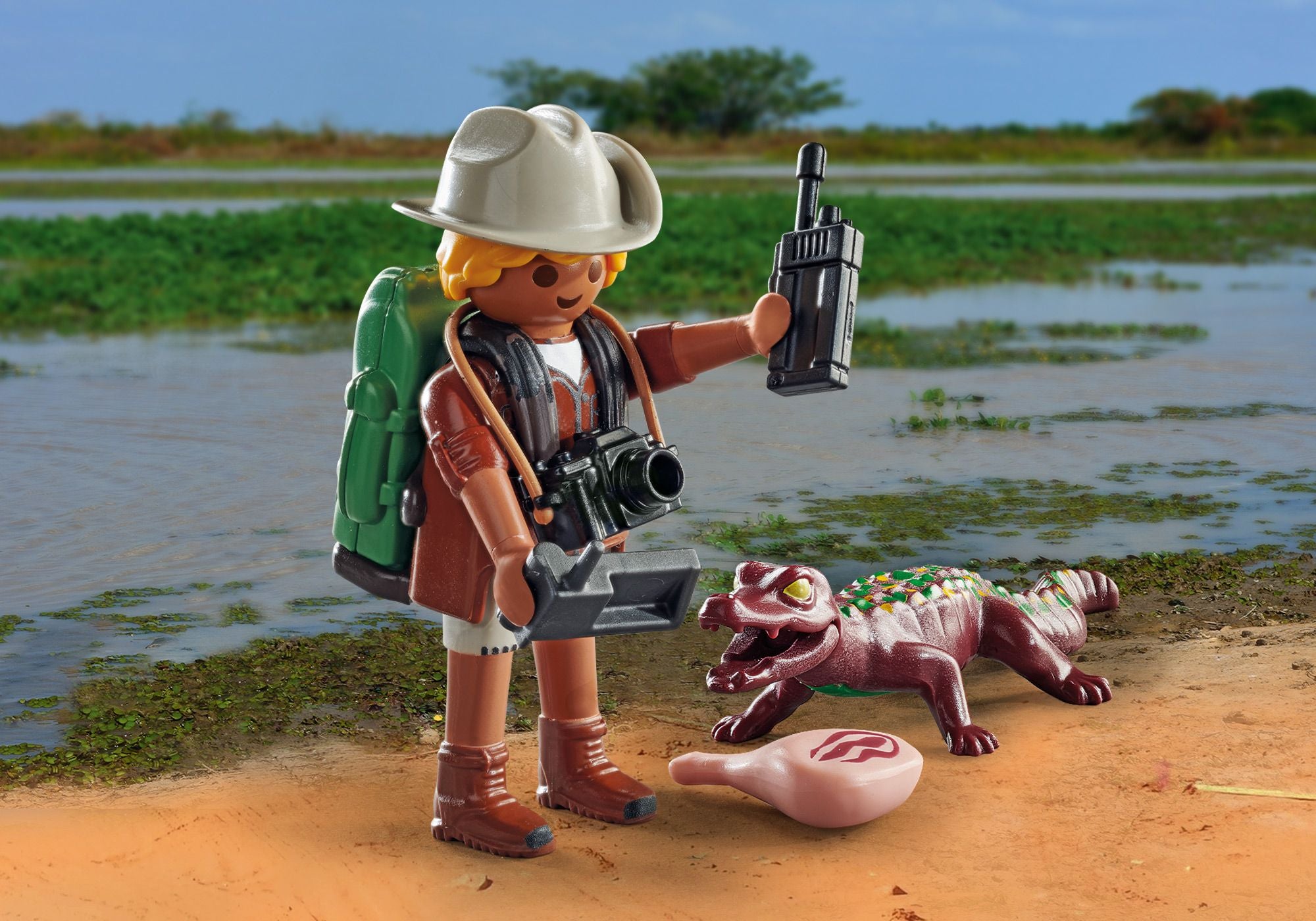PLAYMOBIL  Forscher mit jungem Kaiman 71168 - Bild 3