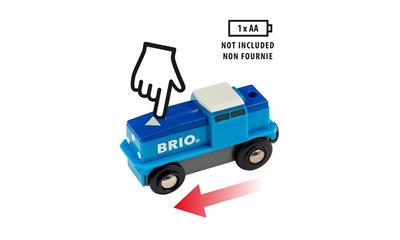 Brio blaue Batterie-Frachtlok 33.130 - Bild 2