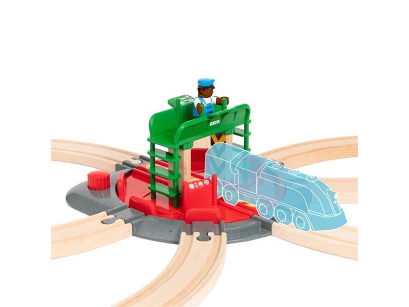 Brio Lok-Drehscheibe mit Kontollbrücke 33.476 - Bild 2