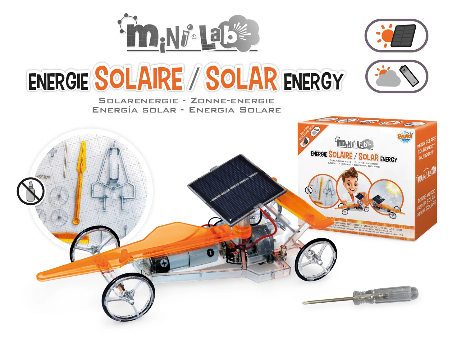 Buki Mini Lab Solarenergie Solar-Auto - Bild 2