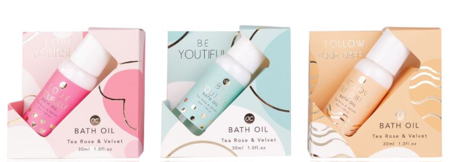 Badeöl in Flasche inkl. Geschenkbox, 30ml - Bild 1