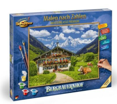 Schipper Bergbauernhof 40x50cm - Bild 1