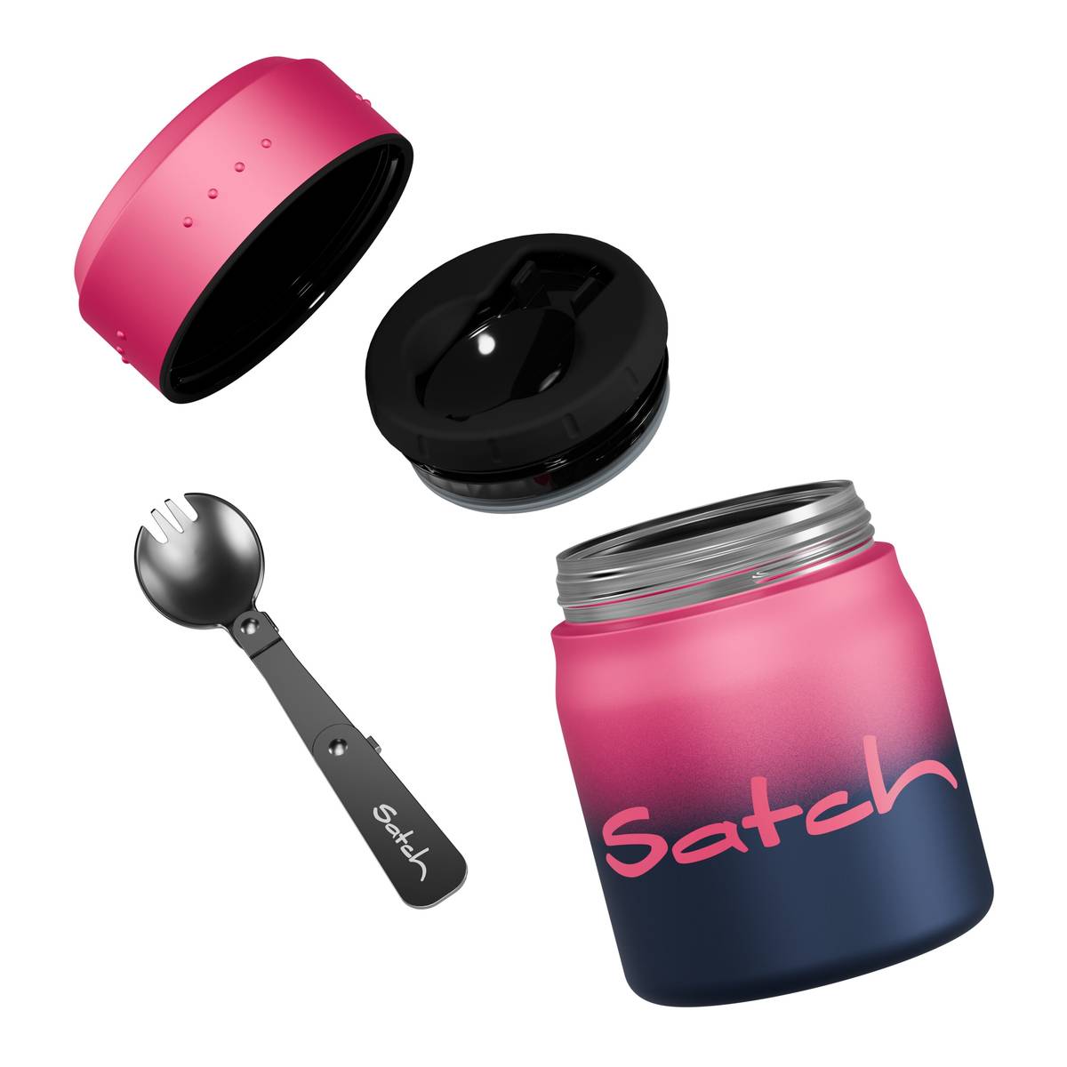 Satch Thermo Lunchbox  Pink Graffiti - Bild 4
