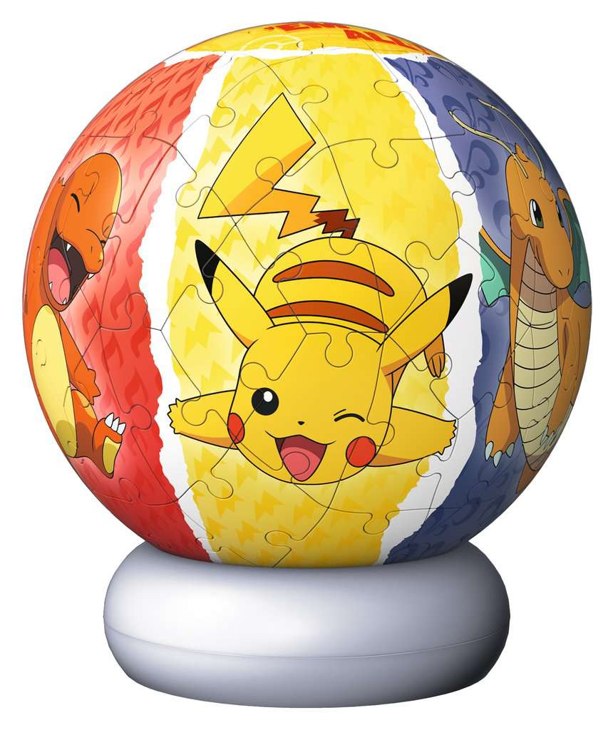 Puzzle 3D Ball 72 Teile:  Puzzle-Ball Nachtlicht Pokémon 08.053 - Bild 2