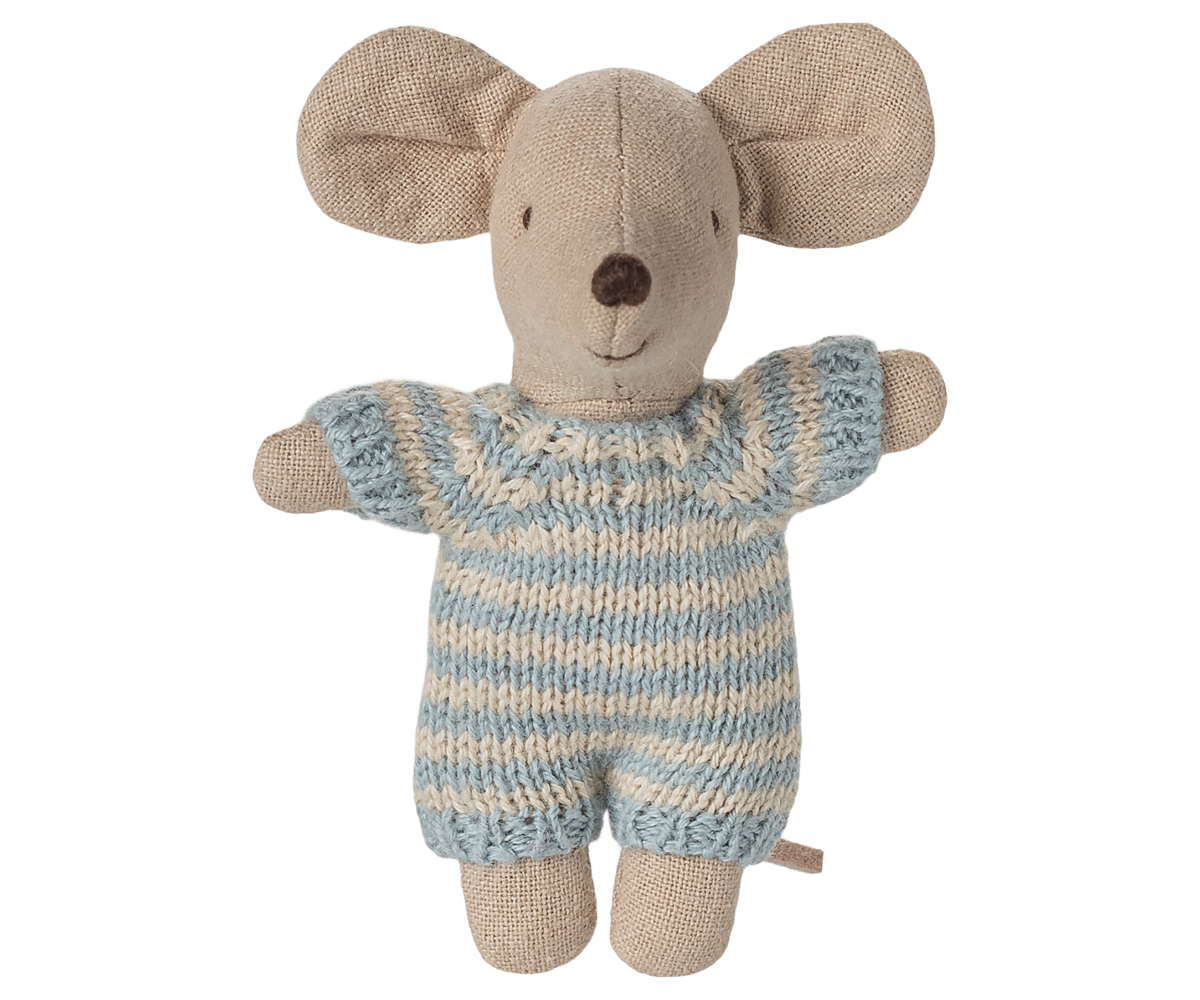 Maileg Baby-Maus in der Tragetasche – Blau - Bild 5