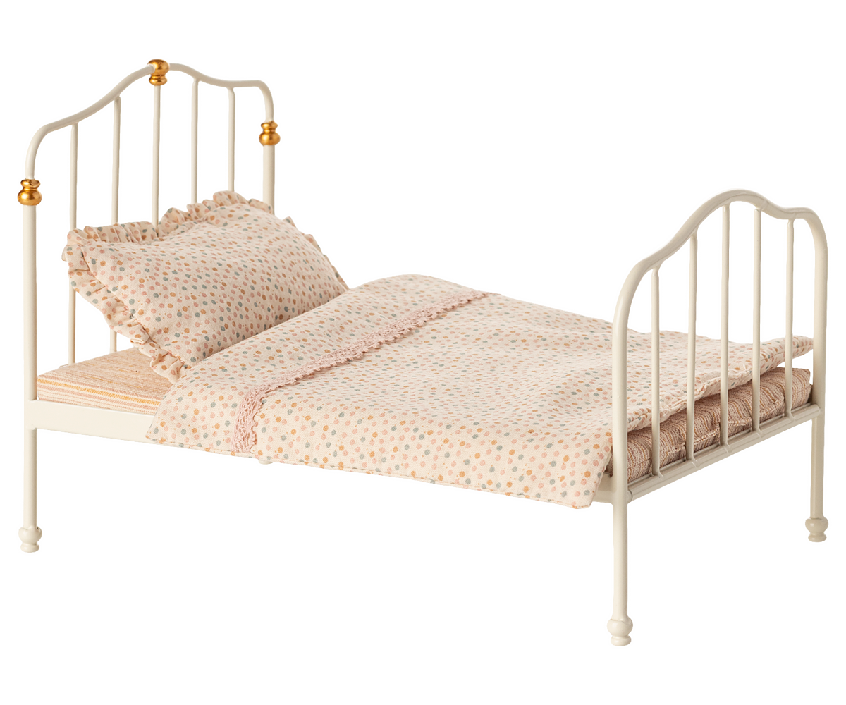 Maileg Vintage-Bett für Mäuse – Off White - Bild 1