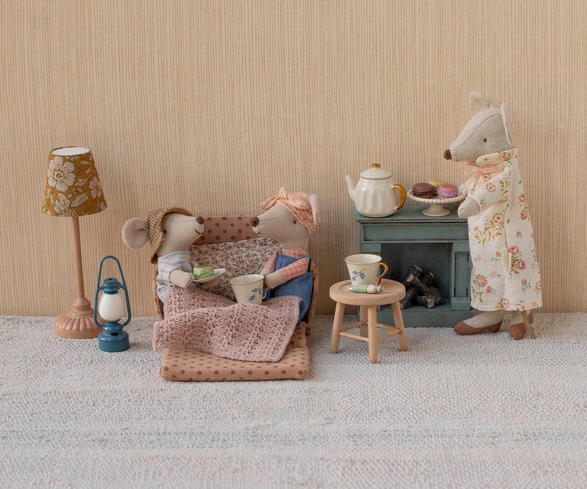 Maileg Vintage-Laterne für Mäuse – Blau - Bild 4