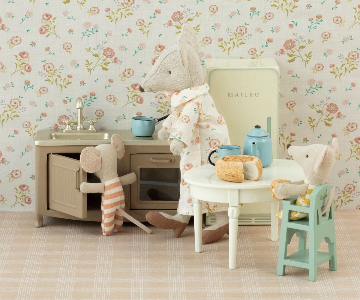 Maileg Vintage-Esstisch für Mäuse – Off White - Bild 3
