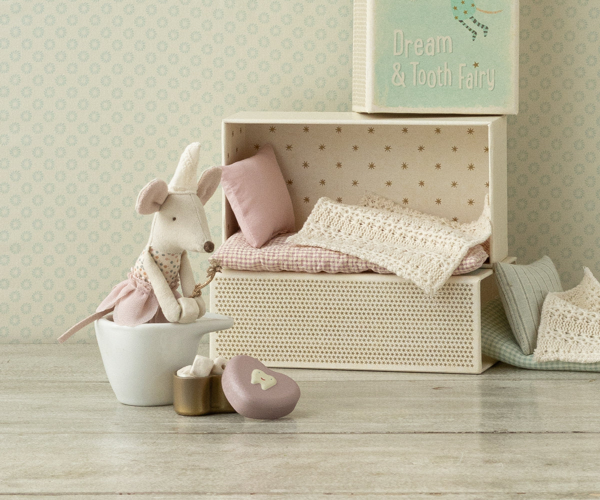Maileg Zahnfee-Maus kleine Schwester in der Streichholzschachtel - Bild 3