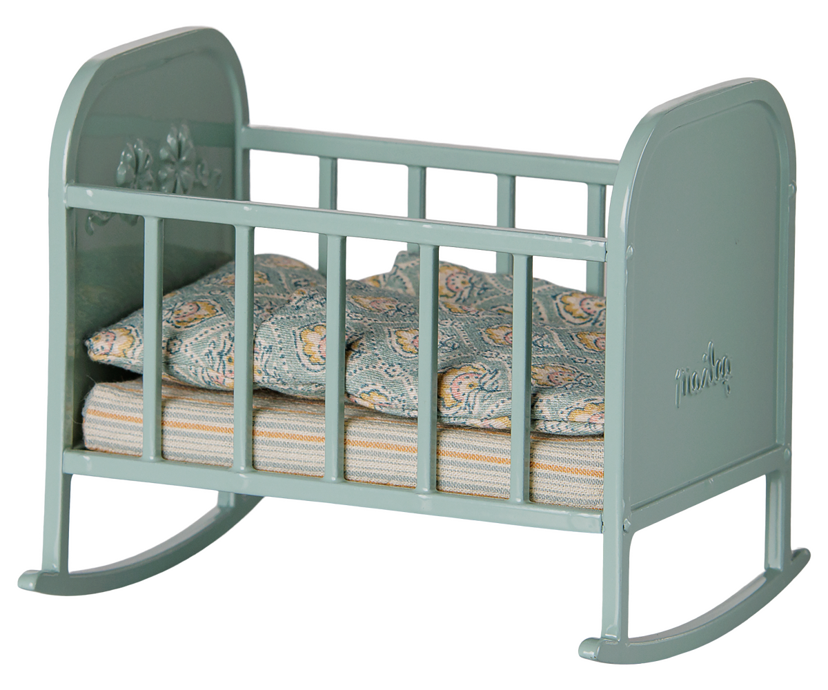 Maileg Wiege für Baby-Mäuse – Blue Mint - Bild 1