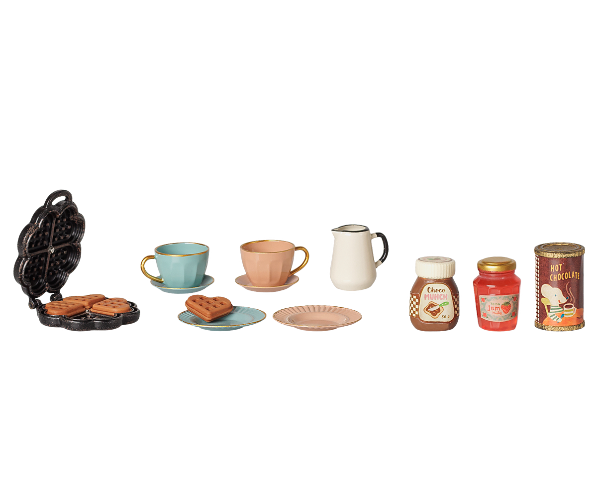 Maileg Waffel-Set für Mäuse – 15 Teile - Bild 1