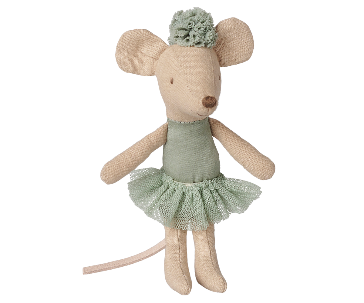 Maileg Ballerina-Maus kleine Schwester – Vintage Mint - Bild 1