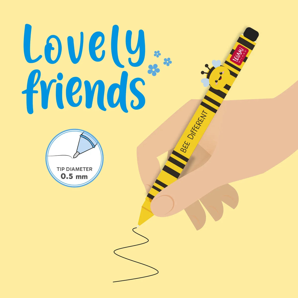 Legami Lovely Friends Gelstift Bee - Bild 3