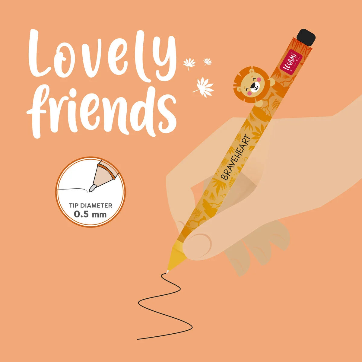 Legami Lovely Friends Gelstift Lion - Bild 3