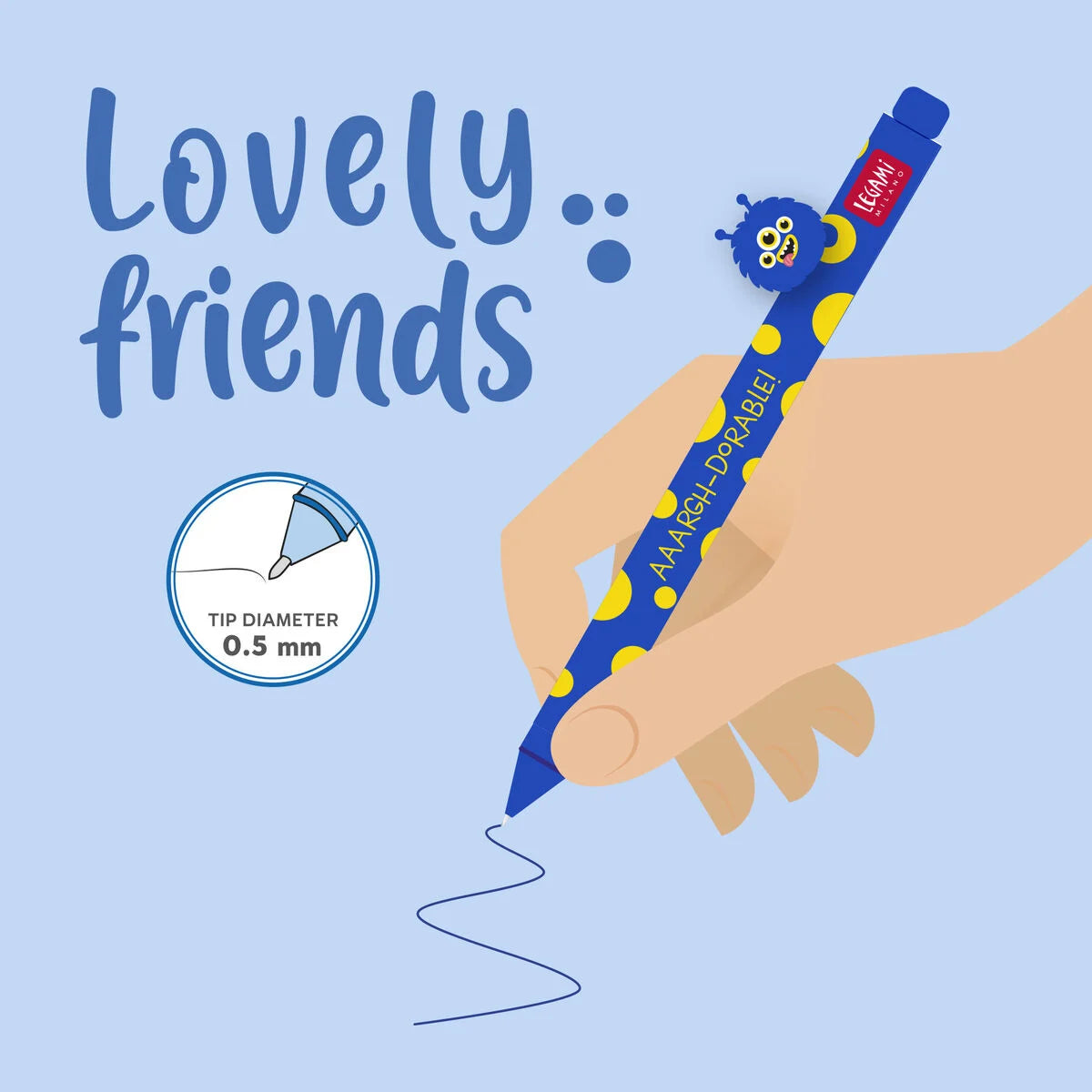 Legami Lovely Friends Gelstift Monster