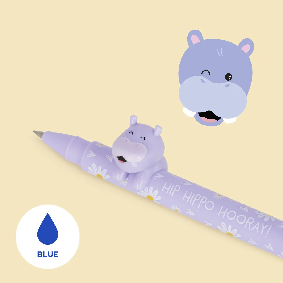 Legami Lovely Friends Gelstift Hippo - Bild 2