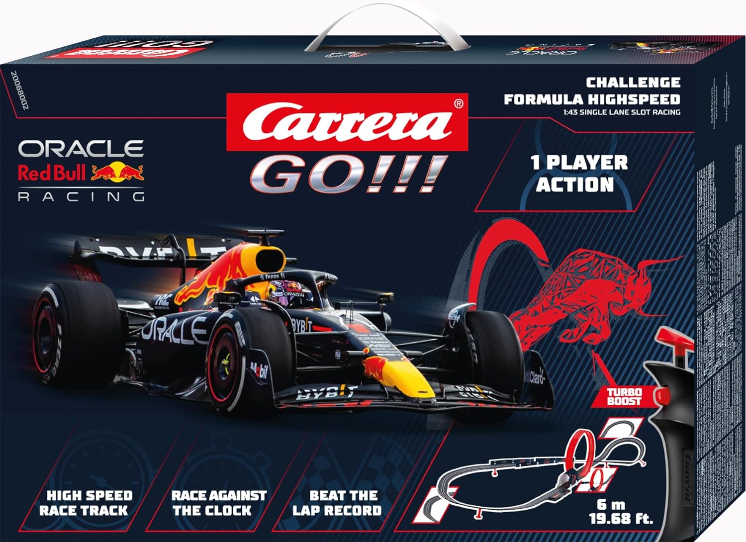 Carrera GO!!! - Challenge Formula Highspeed 1-Lane Autorennbahn - Bild 1