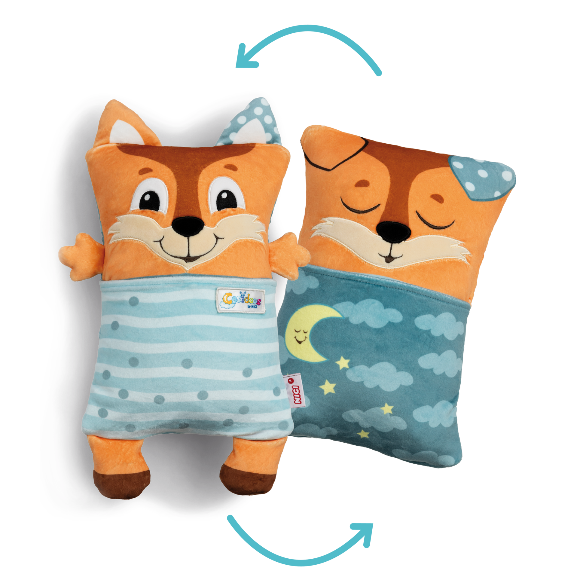 Nici Kuscheltier Fuchs mit Wendefunktion - Bild 1