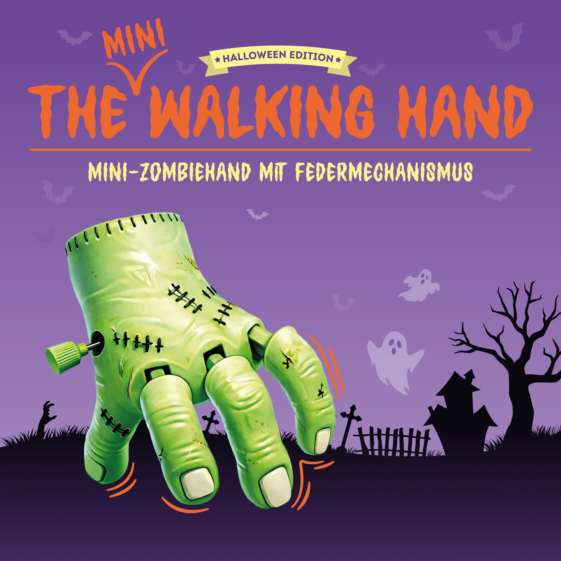 Legami Mini-Zombiehand zum Aufziehen The Mini Walking Hand - Bild 2